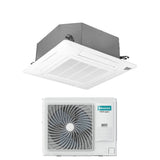 hisense condizionatore a cassetta hisense turbo 42000 btu r 32 wi fi optional con telecomando e pannello incluso
