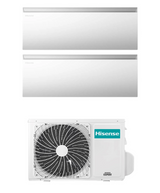 hisense condizionatore dual split hisense air master 912 btu con 3amw62u4rjc r 32 wi fi integrato