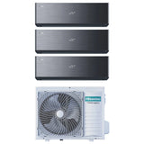 hisense condizionatore hisense trial split inverter energy pro x black 9000900012000 con 3amw62u4rjc r 32 wi fi integrato