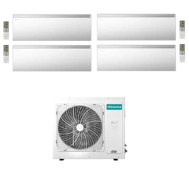 hisense condizionatore quadri split hisense air master 991212 btu con 5amw105u4rqc r 32 wi fi integrato