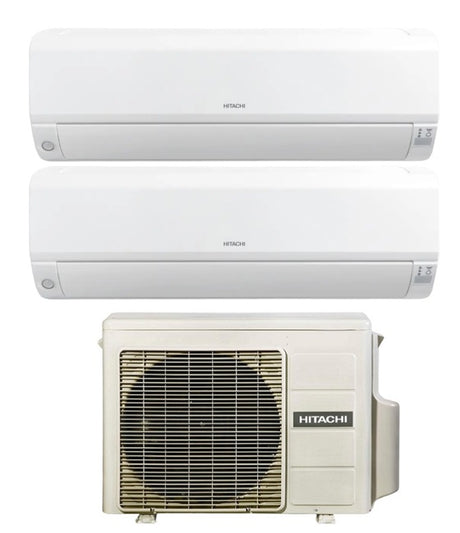 hitachi climatizzatore condizionatore hitachi dual split inverter serie performance 55 con ram 33np2b r 32 wi fi optional 50005000