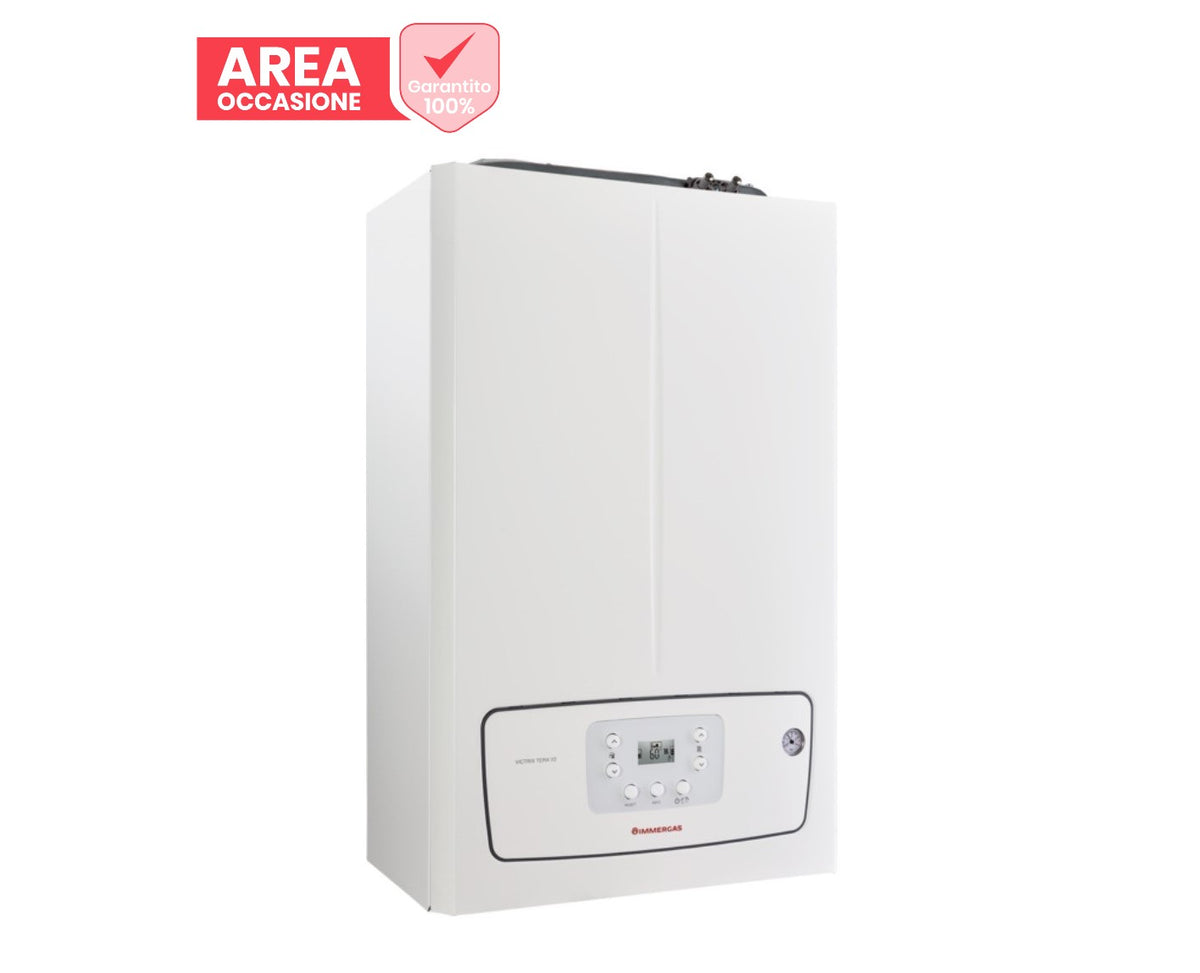 immergas area occasioni caldaia a condensazione immergas victrix tera 28 v2 low nox metano completo di kit scarico fumi
