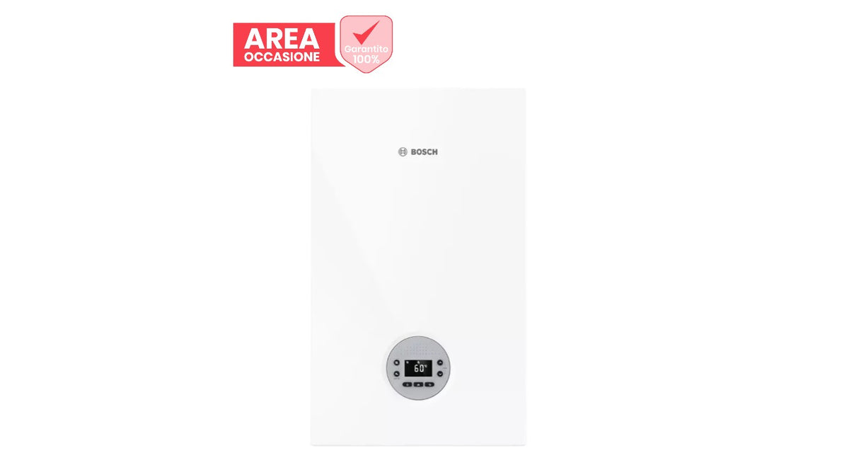 junkers bosch area occasioni caldaia a condensazione bosch condens 1200 w metano gc1200w 2830 c 23 completa di kit scarico fumi 7716704747