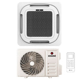 kosami condizionatore a cassetta kosami 24000 btu r 32 wi fi integrato con griglia e telecomando
