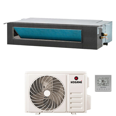 kosami condizionatore canalizzato kosami 18000 btu r 32 wi fi integrato con comando a filo