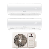 kosami condizionatore dual split kosami paros white 99 con 18 2 r 32 wi fi integrato