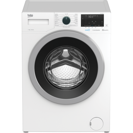 lavatrice a carico frontale beko 9 kg wtx91436ai it classe b a85xl60xp60 1400 giri bluetooth  prosmart inverter 38586
