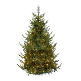le stelle albero di natale artificiale verde h 240cm x l 160cm super folto con 650 luci led 20 luci flash incorporate e base a croce in metallo