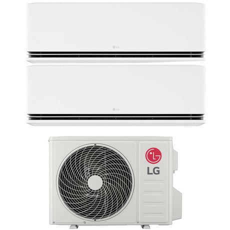 lg climatizzatore condizionatore lg dual split inverter serie dualcool deluxe 99 con mu3r19 r 32 wi fi integrato 90009000