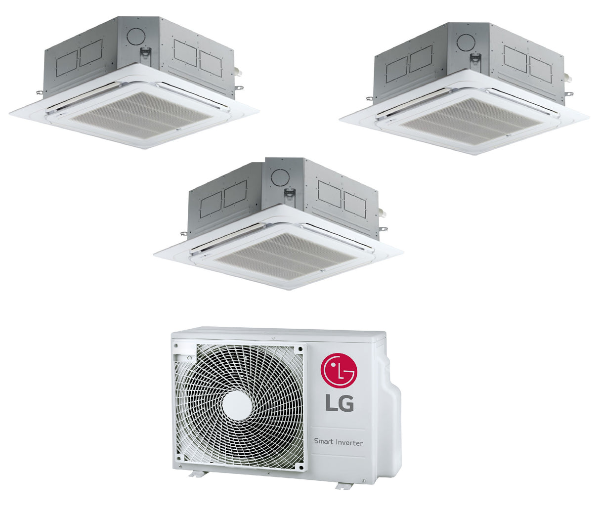 lg condizionatore a cassetta trial split lg standard 9912 btu con mu3r19 r 32 wi fi optional con pannello