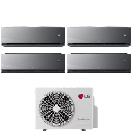 lg condizionatore lg quadri split artcool mirror ai air 991212 con mu4r27 r 32 wi fi integrato