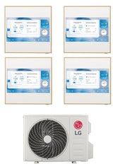 lg condizionatore lg quadri split inverter artcool gallery lcd 99912 con mu4r27 r 32 wi fi integrato