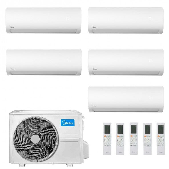 midea condizionatore midea penta split inverter serie xtreme pro green 9000900090001200012000 btu con m5oe 42 r 32 wi fi integrato