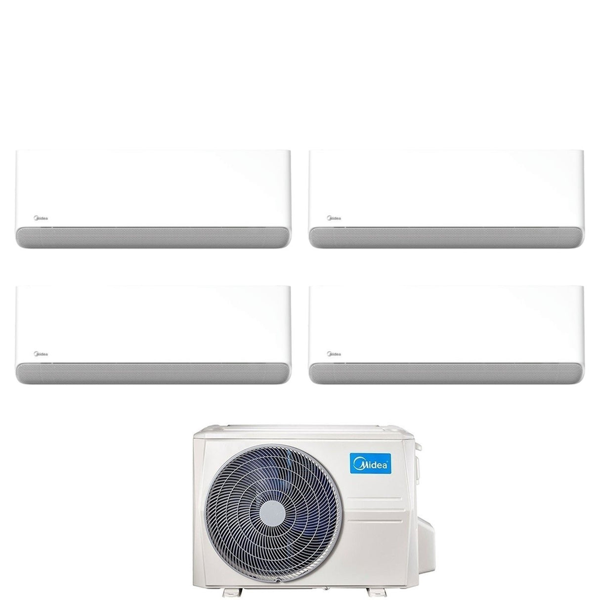 midea condizionatore quadri split midea breezeless e 9999 con m4o 36fn8 q r 32 wi fi integrato