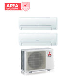 mitsubishi electric area occasioni climatizzatore condizionatore mitsubishi electric dual split inverter serie smart msz hr 912 con mxz 2ha50vf r 32 wi fi optional 900012000