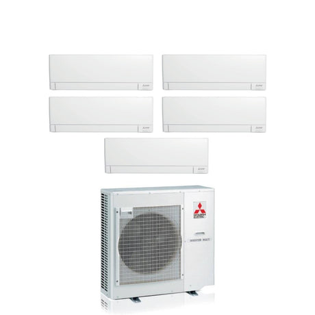 mitsubishi electric condizionatore penta split mitsubishi electric msz ay 799912 con mxz 5f102vf r 32 wi fi integrato