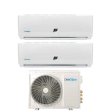 oneclima climatizzatore condizionatore oneclima dual split inverter serie pro 1818 con mlt27x3y24 r 32 wi fi optional 1800018000