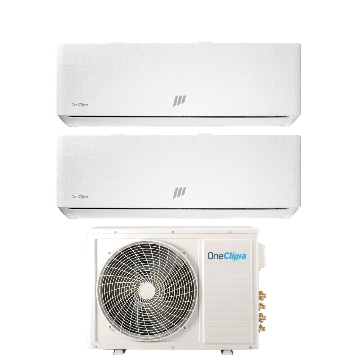 oneclima condizionatore dual split oneclima ultra 912 con mlt14x2y24 r 32 wi fi integrato pannello telato