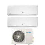 oneclima condizionatore dual split oneclima ultra 99 con mlt14x2y24 r 32 wi fi integrato pannello telato