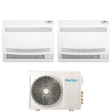 oneclima condizionatore oneclima dual split console 1818 con mlt27x3y24 r 32 wi fi optional con telecomando di serie