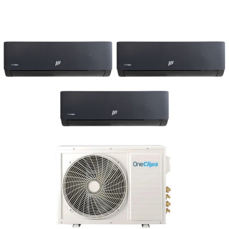 oneclima condizionatore trial split oneclima prime black 9918 con mlt27x3y24 r 32 wi fi integrato