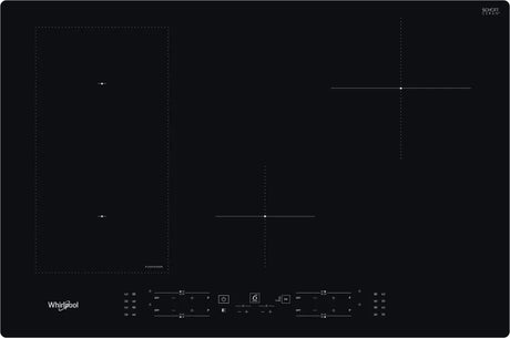 piano cottura a induzione whirlpool wlb2977ne 4 fuochi in vetro nero lxp 77x54 flexicook booster wl b2977 ne 38254
