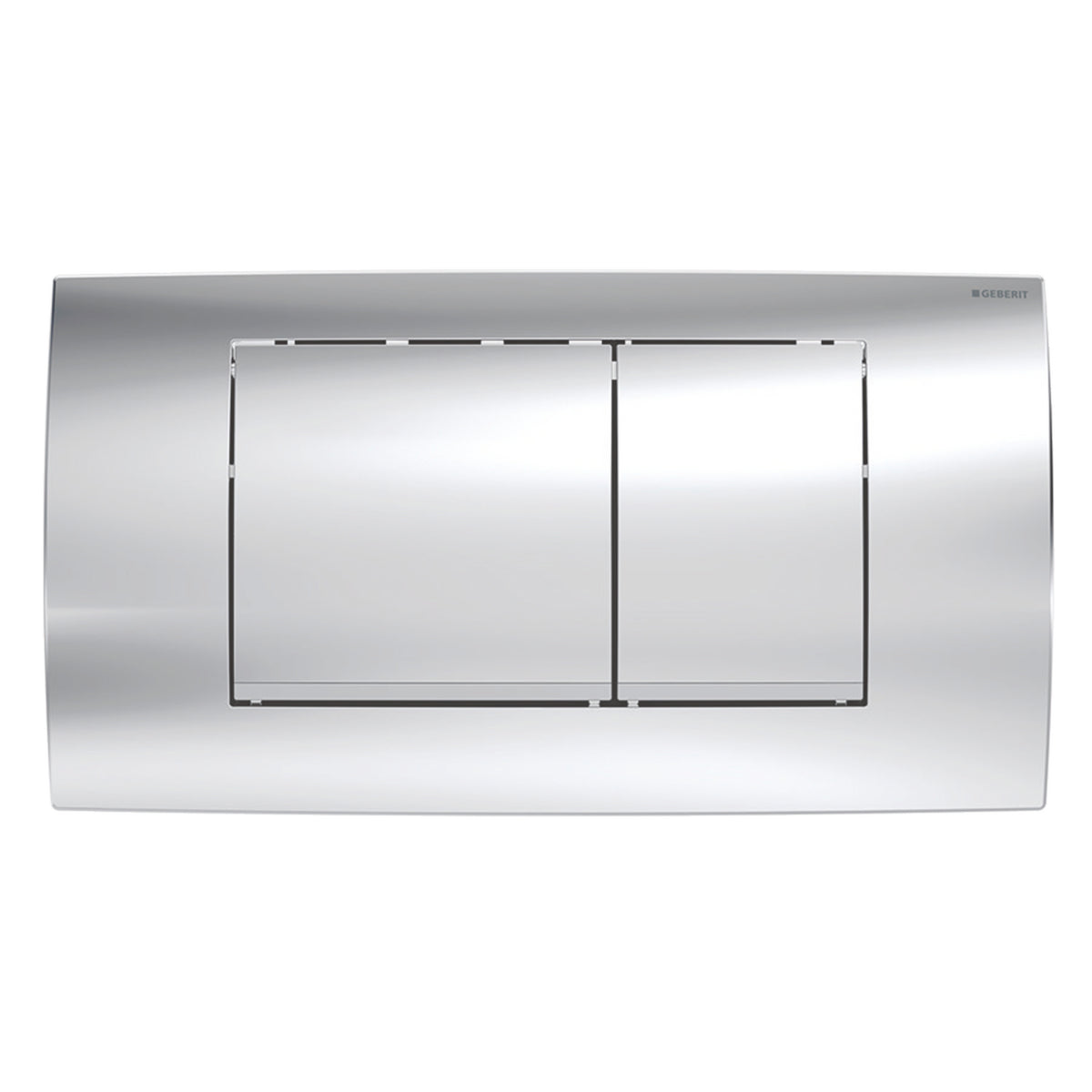 placca di comando geberit twinline30 finitura cromo lucido 115.899.kh.1