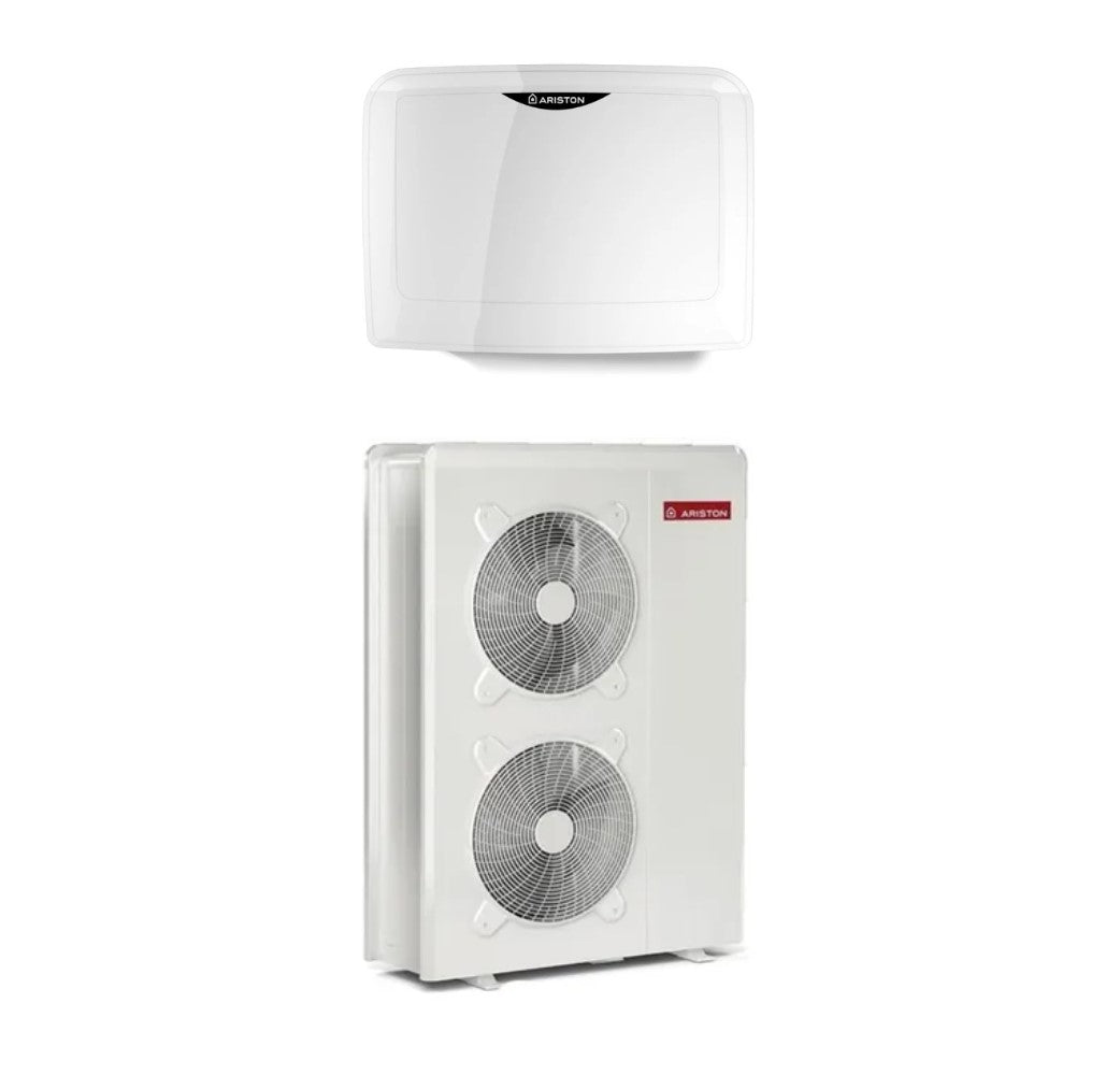 pompa di calore monoblocco aria acqua inverter ariston nimbus pocket m net 120 r 32 monofase 3301874 classe a___ a__