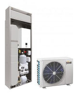 pompa di calore reversibile aria acqua inverter per installazione splittata ferroli omnia s in 3.2 08 r 32 con comando incluso