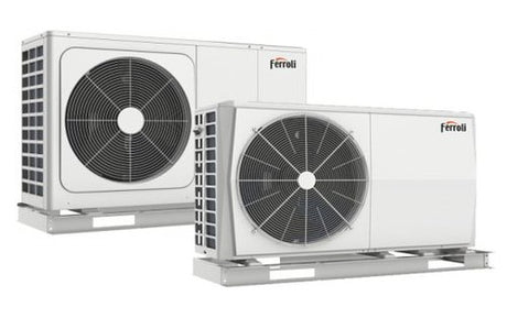 pompa di calore reversibile ferroli omnia m 3.2 10 kw per installazione esterna con compressore dc inverter r 32 wifi comando incluso novita