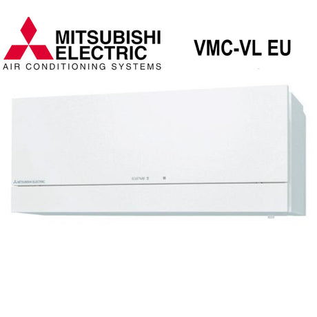 recuperatore di calore a parete bianco vl 100eu5 e senza comando