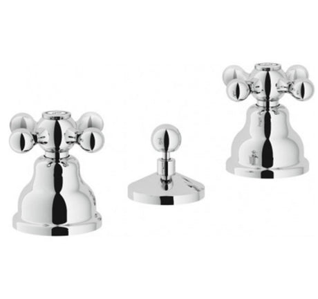rubinetto bidet con 3 fori nobili serie grazia finitura cromo art. grc5015 cr
