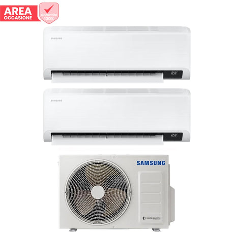 samsung area occasioni climatizzatore condizionatore samsung dual split inverter serie cebu 912 con aj050txj2kg r 32 wi fi integrato 900012000
