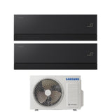 samsung condizionatore dual split samsung premiere black 99 con aj050txj2kg r 32 wi fi integrato