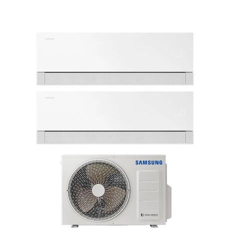 samsung condizionatore dual split samsung premiere white 99 con aj040txj2kg r 32 wi fi integrato