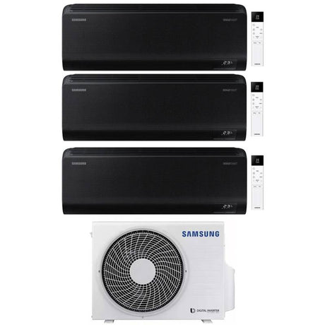 samsung condizionatore samsung trial split inverter serie windfree black 121212 con aj068txj3kg r 32 wi fi integrato 120001200012000
