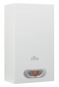 scaldabagno a gas ferroli sky eco 14f low nox completo di kit fumi metano novita