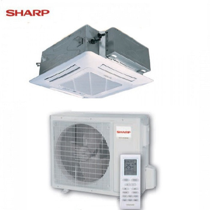 sharp cassetta inverter serie smile curve sr gx x24sr 24000 btu