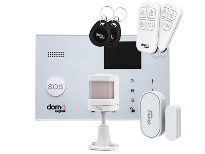 sistema di allarme di sicurezza wireless beghelli wi fi gsm con controllo vocale codice 60103