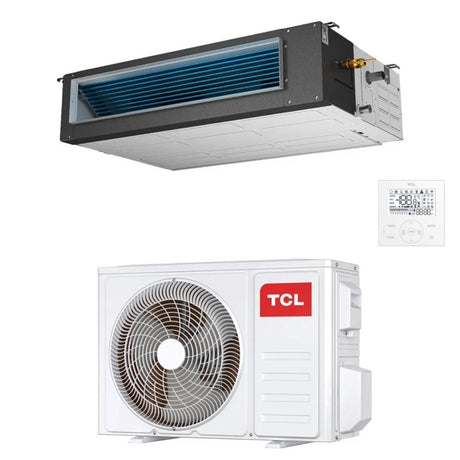 tcl condizionatore canalizzabile tcl 24000 btu mn24dw1 r 32 wi fi optional con comando cablato incluso