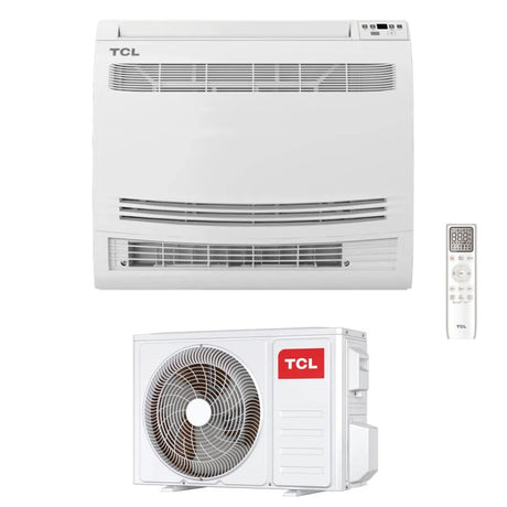 tcl condizionatore tcl console a pavimento inverter 12000 btu r 32 wi fi integrato