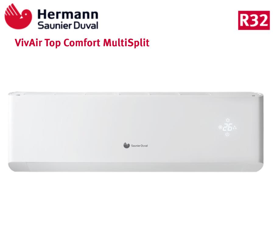 unita interna a parete hermann saunier duval serie vivair top comfort 12000 btu sdh20 35 r 32 novita 7184