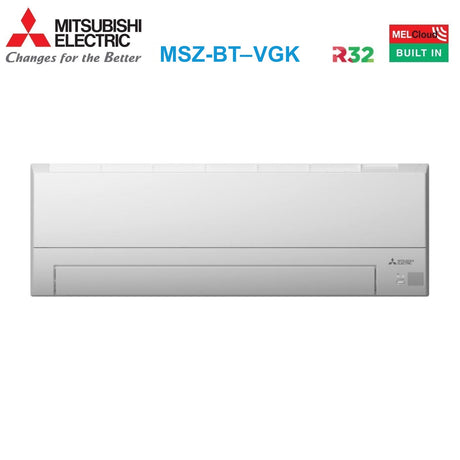 unita interna a parete mitsubishi electric serie msz bt 9000 btu msz bt25vgk r 32 wi fi integrato