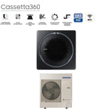 climatizzatore condizionatore samsung inverter cassetta 360 36000 btu ac100mn4pkh eu monofase r 410 wi fi optional con comando wireless incluso disponibili vari pannelli