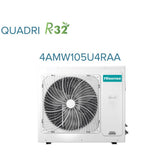immagine-11-hisense-climatizzatore-condizionatore-hisense-trial-split-inverter-serie-new-comfort-91212-con-4amw105u4raa-r-32-wi-fi-optional-90001200012000