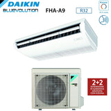 climatizzatore condizionatore daikin pensile a soffitto dc inverter 12000 btu fha35a r 32 wi fi optional a__ a_ garanzia italiana