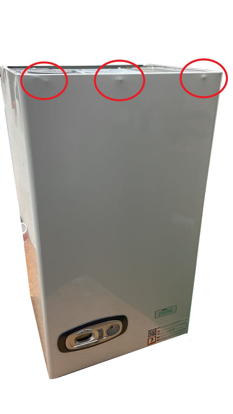 area occasioni caldaia a condensazione ferroli divacondens d plus f24 metano low nox completa di kit scarico fumi 35491
