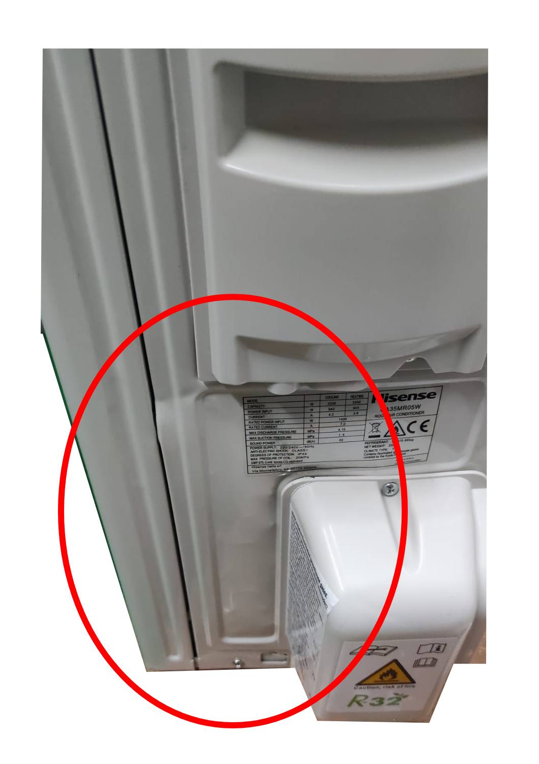 area occasioni climatizzatore condizionatore hisense inverter serie easy smart 12000 btu ca35mr05g _ ca35mr05w r 32 wi fi optional classe a__ a_   novita 2023 ao886
