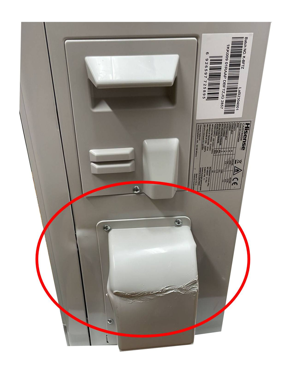 area occasioni climatizzatore condizionatore hisense inverter serie easy smart 9000 btu ca25yr05g + ca25yr05w r 32 wi fi optional classe a++ a+   novita 2023 ao1045
