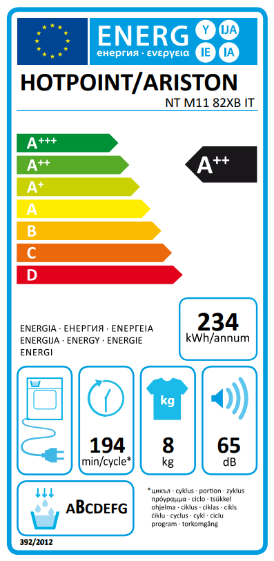 asciugatrice fs 8kg